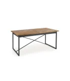 ALVARO EXPANDABLE TABLE, TOP - HONEY OAK, LEG - BLACK order